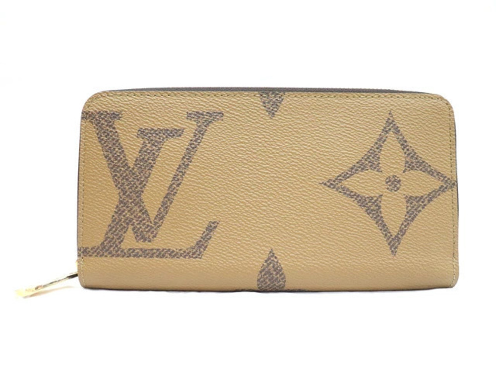 LOUIS VUITTON Wallet Accessories Long Zippy Monogram Giant Reverse
